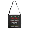 ugly christmas papa Adjustable Strap Totes