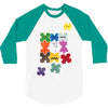 puzzled 3/4 Sleeve Shirt