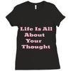 life is all Ladies Fitted T-Shirt