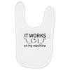 my machine Baby Bibs
