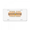 Wish You Were Beer License Plate