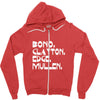 bono, clayton, edge, mullen Zipper Hoodie