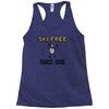 ski free and die Racerback Tank