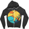 beach vibes Zipper Hoodie