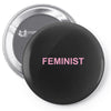 feminist Pin-back button