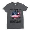 Veteran Don't Thank Me Thank My Brothers &amp; Sisters Who Never Came Back Ladies Fitted T-Shirt