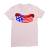 us hot dog Ladies Fitted T-Shirt