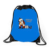 calvin hobbes Drawstring Bags