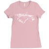 miles wah wah Ladies Fitted T-Shirt