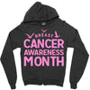 breast cancer awareness month Zipper Hoodie
