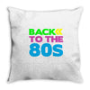 back to the 80s Throw Pillow