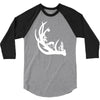 deer antler with buck forest 3/4 Sleeve Shirt