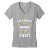 legendary riders are born in 1975 Women's V-Neck T-Shirt