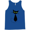 black cat idiot Tank Top