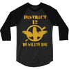 District 12 We Salute You 3/4 Sleeve Shirt