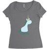 cute (2) Women's Triblend Scoop T-shirt