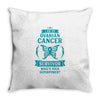 I am a Ovarian Cancer Survivor - What's Your Superpower? Throw Pillow