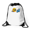 pac chomp Drawstring Bags