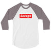 Savage Hypebeast 3/4 Sleeve Shirt