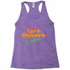 this is my lazy unicorn costume Racerback Tank