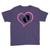 Baby Girl with Heart Any Name Customized Youth Tee
