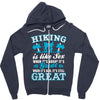 Hiking ıs Like Sex Zipper Hoodie