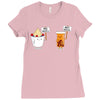 my gut my choice Ladies Fitted T-Shirt