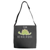 team herbivore! Adjustable Strap Totes