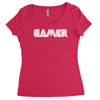 gamert   funny comic console gamers Women's Triblend Scoop T-shirt