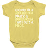 natural queens rock Baby Bodysuit