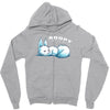 adopt a crystal critter Zipper Hoodie