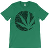 cannabis fingerprinting (black) T-Shirt