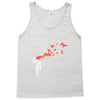 banksy headshot butterfly Tank Top