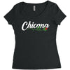 chicana with rose Women's Triblend Scoop T-shirt