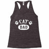cat dad Racerback Tank