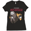 no speed Ladies Fitted T-Shirt