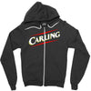 retro carling beer Zipper Hoodie