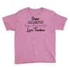 Dear Parents Tag You're It Love Teachers Women's Youth Tee
