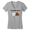 best friends forever Women's V-Neck T-Shirt
