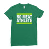 no meat athlete! Ladies Fitted T-Shirt