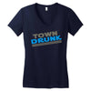 town drunk Women's V-Neck T-Shirt