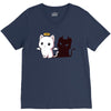 purr evil V-Neck Tee