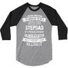 Super Cool Stepdad Of A Freaking Awesome Granddaughter 3/4 Sleeve Shirt