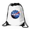 The Starry Night Parody Nasa Drawstring Bags