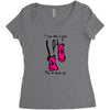 i run like a girl try to keep up Women's Triblend Scoop T-shirt
