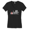 case ih farm center line Women's V-Neck T-Shirt