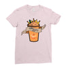 pupkin spice latte Ladies Fitted T-Shirt