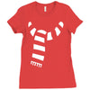 scarf Ladies Fitted T-Shirt