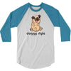 doggy style 3/4 Sleeve Shirt