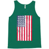 t-rex vintage american flag Tank Top